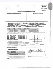 Boise Idaho Placier Gold Mining Claim