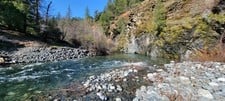 Off the beaten path is a 20 acre Gold claim on Canyon Creek/Trinity County Cali