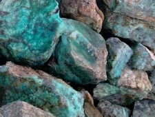 Wedding Ring Mine Mining Claim Denio NV Chrysocolla Quartz Feldspar Pegmatite CU